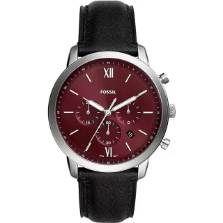 【FOSSIL】Neutra 紳士三眼計時手錶-44mm 618年中慶 推薦(FS6016)