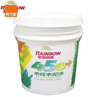 【虹牌】450plus 水泥漆 平光 白色 10L