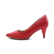 【WALKING ZONE】女 SUPER WOMAN 空姐系列 尖頭時尚經典高跟鞋 女鞋(紅)