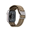 【Gramas】Apple Watch 42/44/45/49mm 法國海軍大帆布錶帶(卡及綠)