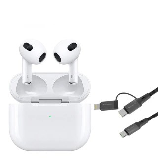 【Apple】二合一編織線組AirPods 3(Lightning充電盒)