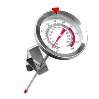 【工具達人】掛勾式油炸溫度計 食品溫度計 探針式 油炸 烹飪 測溫棒 油溫溫度計 烘焙用溫度計(190-TNO)