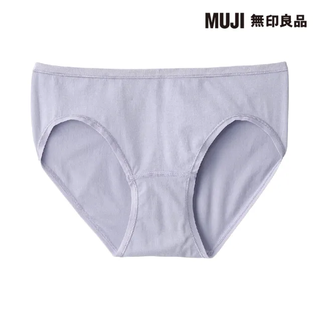 【MUJI 無印良品】女有機棉混彈性低腰短版內褲(共6色)