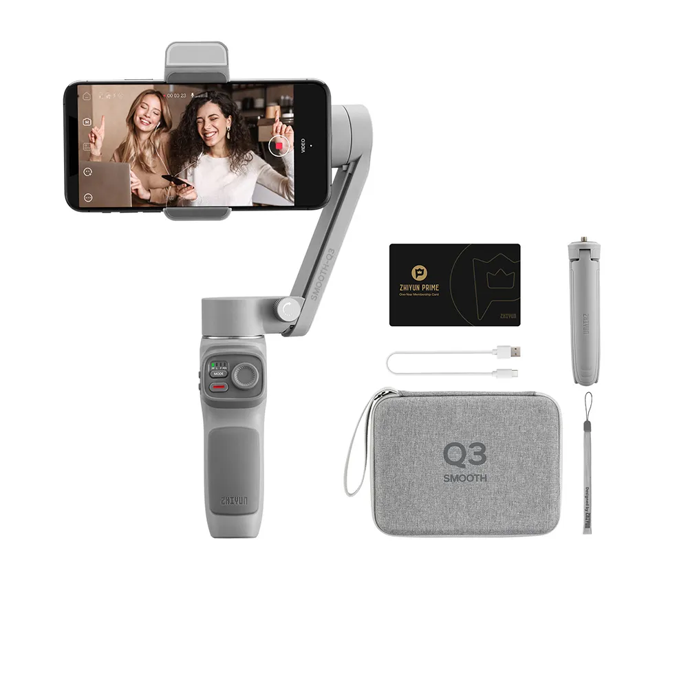 【ZHIYUN 智雲】Smooth Q3 手機三軸手持穩定器 套裝版本(公司貨)