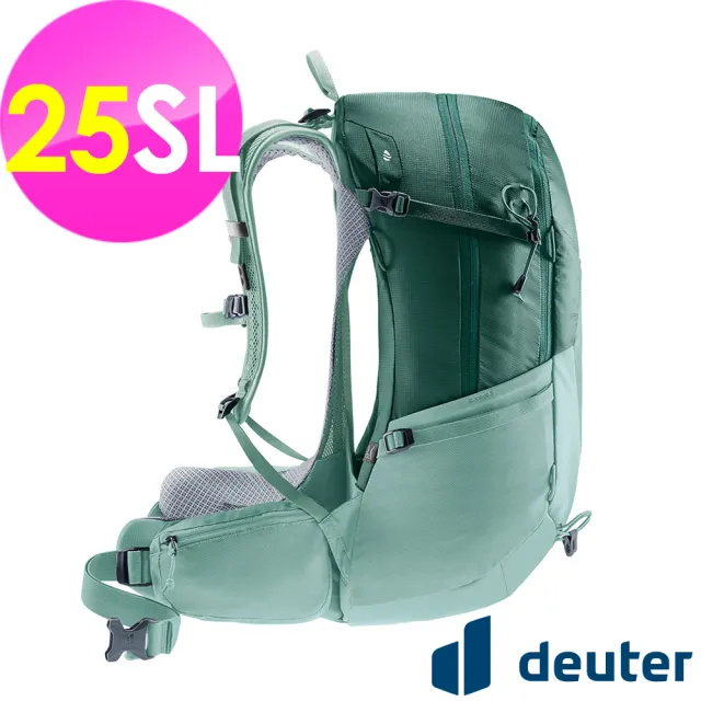 【deuter】FUTURA 25SL透氣網架背包(3400221森林綠/戶外露營/休閒健行/自助旅行包)