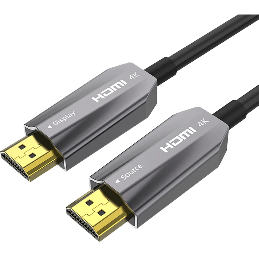 【宇聯】協會認證HDMI2.0版 真4K/60Hz德國四芯工程光纖線 20M