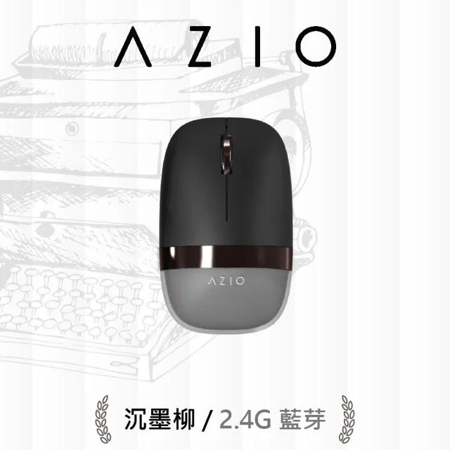 【AZIO】(藍芽鍵盤滑鼠超值組) IZO 80% 青軸機械鍵盤(PC/MAC通用)+無線滑鼠