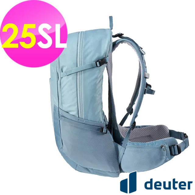 【deuter】FUTURA 25SL透氣網架背包(3400221水藍/戶外露營/休閒健行/自助旅行包)