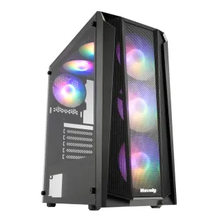 【微星平台】i5六核GeForce RTX 4060 Win11{機甲勇士W}電競機(i5-12400F/H610/16G/1TB)