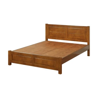 【本木】A12 日式現代簡約實木床架/床檯-雙人5尺