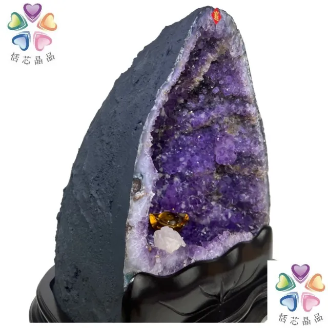 【恬芯晶品】11.7kg巴西金型紫晶洞MA47(父親節聚財聚氣招財招貴人開運風水擺件鎮宅帝王紫晶洞)