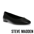 【STEVE MADDEN】VALISA 素面皮革平底娃娃鞋(黑色)