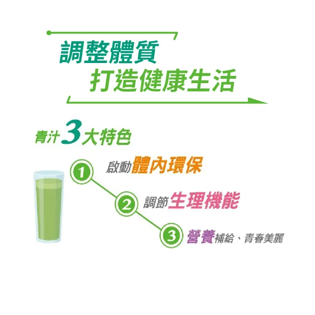 【台塑生醫】醫之方暢纖青汁速沖飲(超值組)