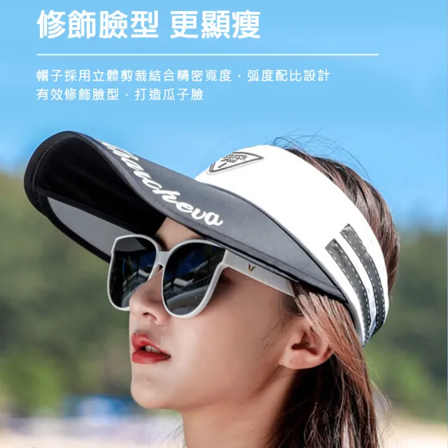 【KISSDIAMOND】時尚撞色伸縮大帽檐遮陽帽(加大帽檐/防曬/UPF50+/KDH-A138)