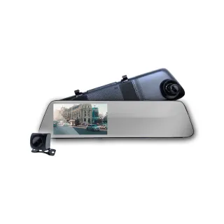 【GOPA】Q5 前後雙錄 5吋高畫質行車紀錄器 星光夜視 高清1080P 電子後視鏡 倒車顯影(贈64G記憶卡)