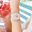 【CASIO 卡西歐】BABY-G 夏季海灘 漸層錶盤 美人魚尾指針 白沙 42.4mm(BGA-320-7A1)