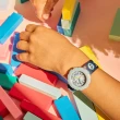 【Flik Flak】兒童手錶 GAMING WORLD 兒童錶 編織錶帶 瑞士錶 錶(34.75mm)