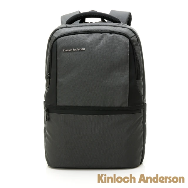 Kinloch Anderson 菁英姿態 極簡造型大容量多隔層後背包(鐵灰)