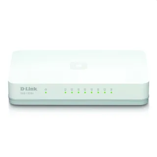 【D-Link】DGS-1008A 8埠 10/100/1000Mbps 高速交換器乙太網路交換器 switch hub(加購價)