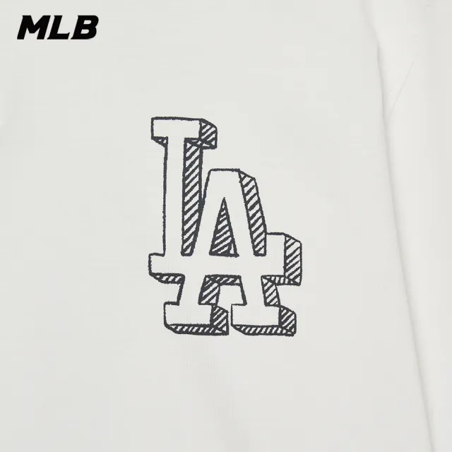 MLB】背後大Logo 短袖T恤洛杉磯道奇隊(3ATSB0534-07WHS) - momo購物網