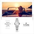 【TITONI 梅花錶】天星系列 精美羅馬時標機械腕錶/女款28mm(23538 S-561)