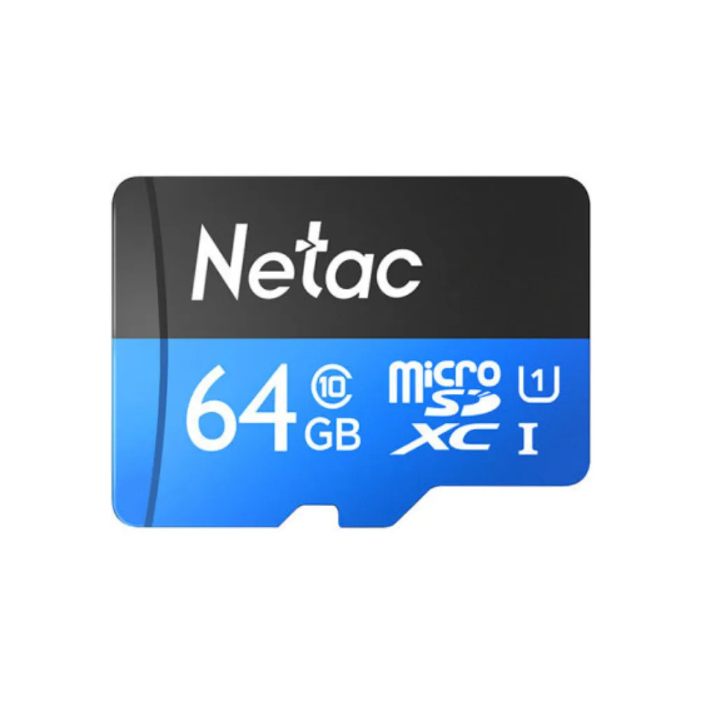【Netac  台灣公司貨】64GB P500 MicroSDXC C10 U1 記憶卡(最高讀速90MB/s  原廠5年保固)
