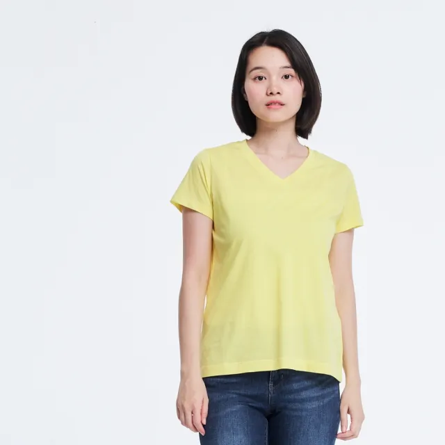 【so that’s me 好我】珠光棉V領棉TEE(蒲公英黃)