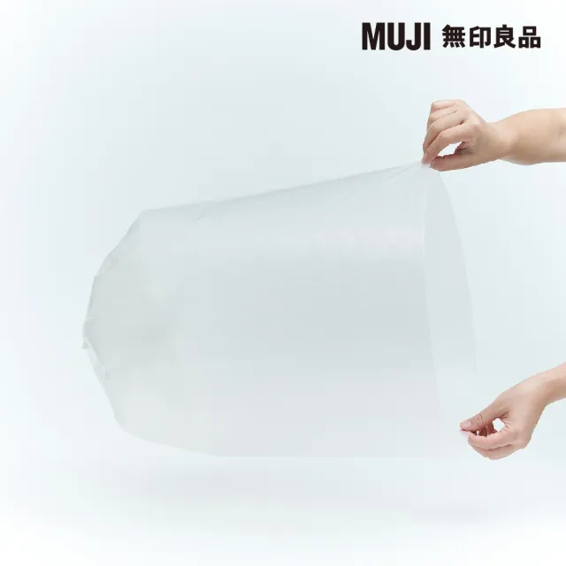 【MUJI 無印良品】再生聚乙烯垃圾袋/M/53x63cm、30入