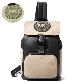 【Michael Kors】Kent 尼龍拼接男士直立單肩包 胸包