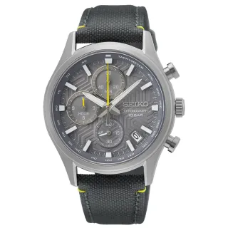 【SEIKO 精工】CS 三眼石英計時錶/39.5mm 母親節(8T67-00S0N SSB423P1)