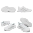 【adidas 愛迪達】訓練鞋 Court Team Bounce 2.0 W 女鞋 白 銀 全白 健身 重訓 愛迪達(HR1235)