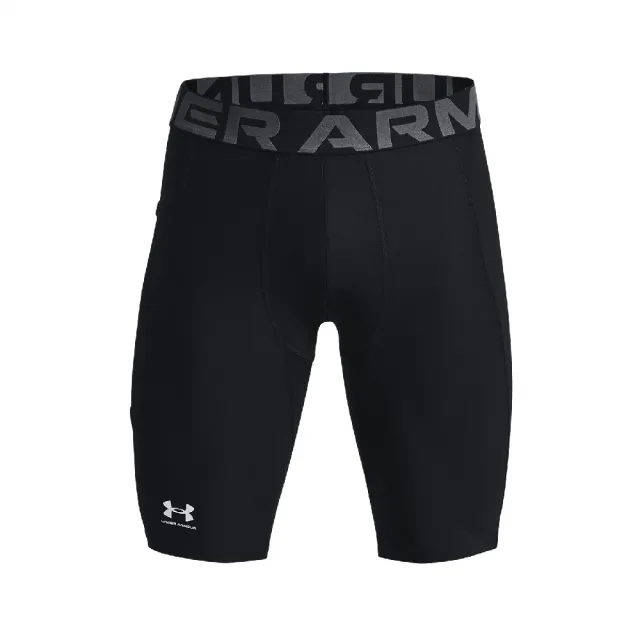 【UNDER ARMOUR】短褲 HG 男款 黑 緊身褲 內搭褲 吸濕排汗 貼身 彈性 運動褲 UA(1361602001)