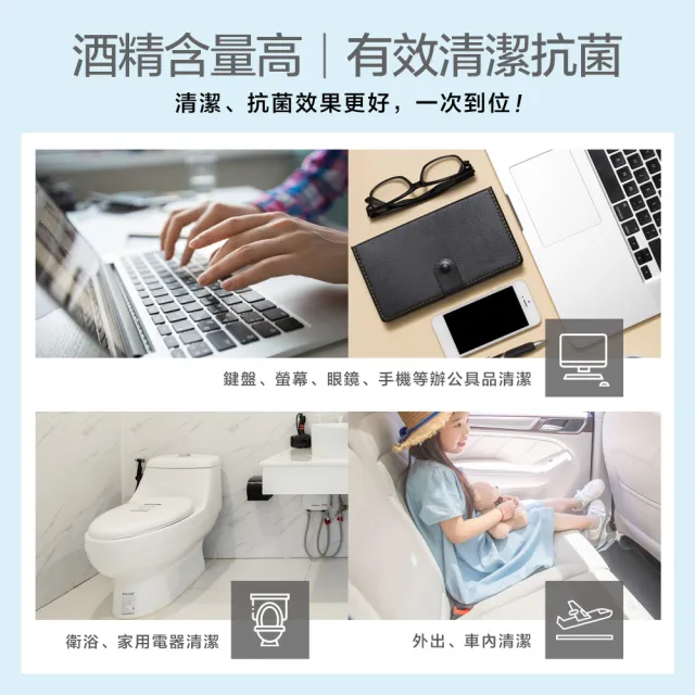 【奈森克林】酒精濕紙巾(20抽/包；共12包)