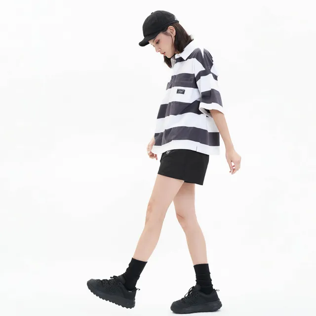 【5th STREET】女裝 運動短褲 女短褲 輕量 短褲 綁帶 黑色(927021)