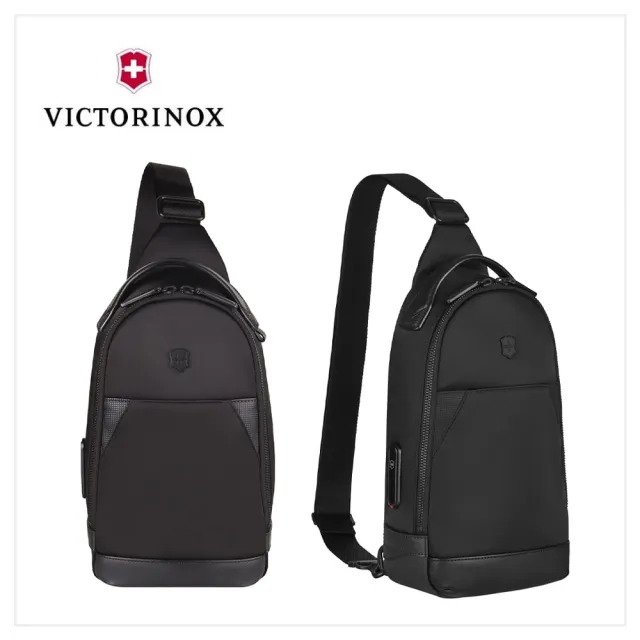 【VICTORINOX 瑞士維氏】AlexNero系列 單肩包 17x31x12(611808)