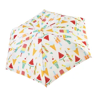 【rainstory】夏日聖代抗UV手開輕細口紅傘