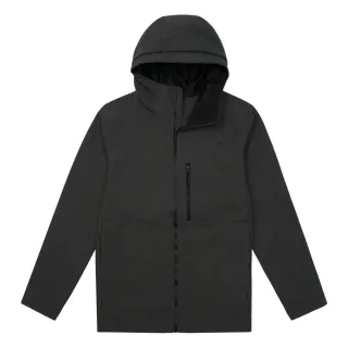 【The North Face 官方旗艦】北面男款深灰色DWR防潑水連帽輕量風衣｜83S5DYZ