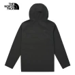 【The North Face 官方旗艦】北面男款深灰色DWR防潑水連帽輕量風衣｜83S5DYZ