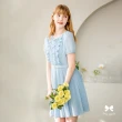 【Iris Girls 艾莉詩】氣質特調雪紡短洋裝-2色(31656)