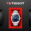 【TISSOT 天梭 官方授權】GENTLEMAN紳士系列 石英腕錶 / 40mm 母親節 禮物(T1274101104100)