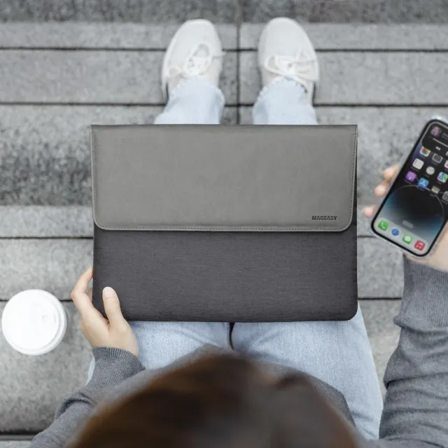 【MAGEASY】MacBook 13/14吋 MagSleeve 磁吸筆電收納包(支援2026 MacBook Air 13/Pro 14吋)