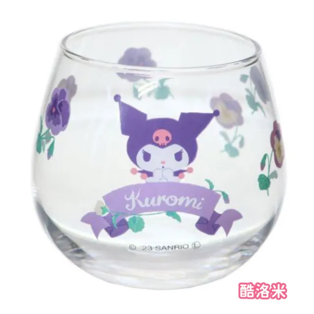 【小禮堂】三麗鷗 無把玻璃杯 290ml HELLO KITTY  美樂蒂 酷洛米 帕恰狗(平輸品) 凱蒂貓