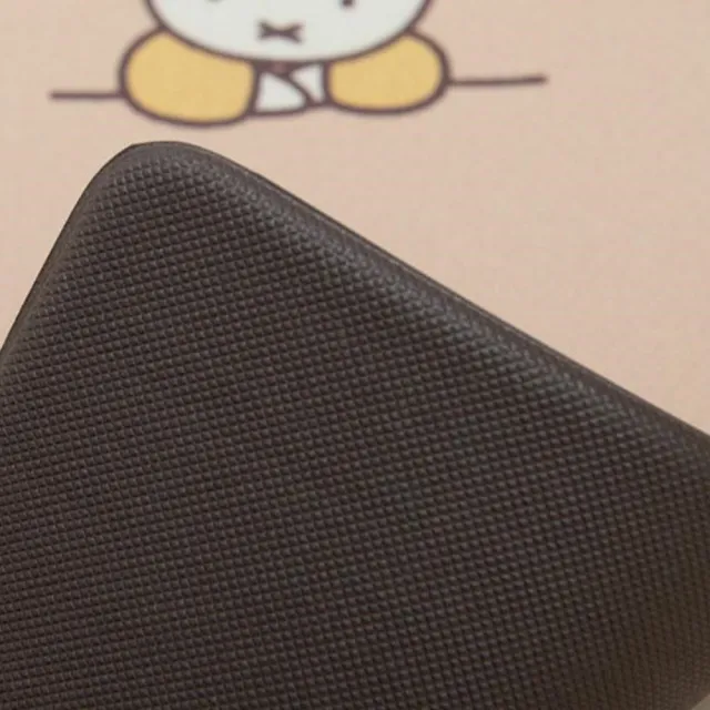 【小禮堂】史努比 米飛兔 長方形矽膠地墊 45x180cm(平輸品)