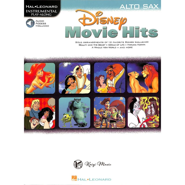 【Kaiyi Music 凱翊音樂】Instrumental Play Along Disney Movie Hits for AltoSax