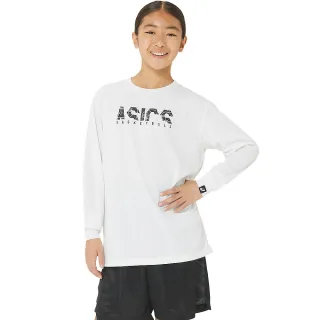 【asics 亞瑟士】童 長袖上衣 兒童  籃球 上衣(2064A076-100)