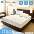 【眠bed】Tencel舒涼天絲床包組(雙人加大 保潔墊 浪紋款)