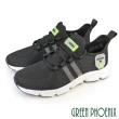 【GREEN PHOENIX 波兒德】男 休閒鞋 運動鞋 懶人鞋 輕量 綁帶 直套式 飛線編織(白色、黑色)