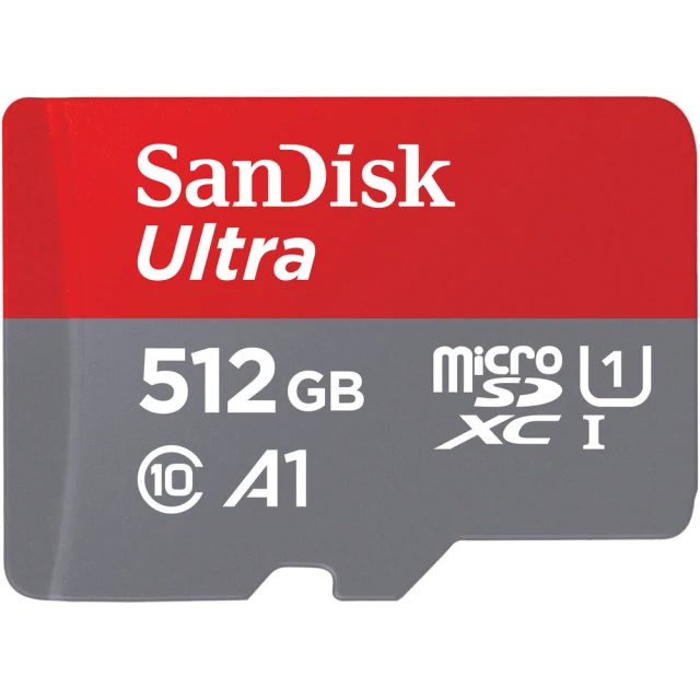 【SanDisk 晟碟】512GB microSDXC Ultra 150MB/s SDXC U1 A1 記憶卡 公司貨