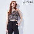 【Le Polka】波點網紗短版上衣-女