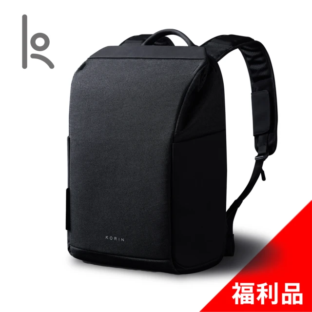 【Korin Design】SnapPack 防割防盜極速快取後背包-黑色特仕款代理商公司貨(福利品)